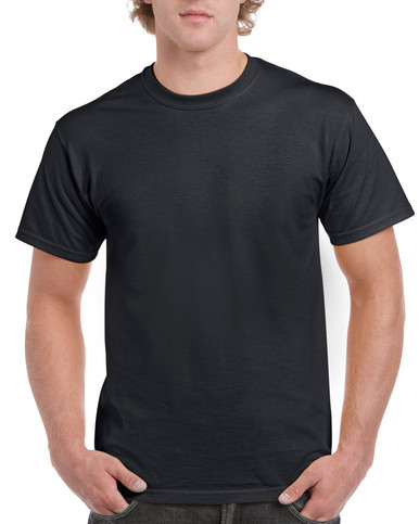 Representative Black blank crewneck T-shirt